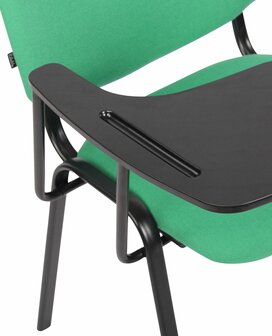 4-delige set stoelen Kin met klaptafel stof, Groen