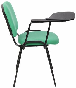 4-delige set stoelen Kin met klaptafel stof, Groen