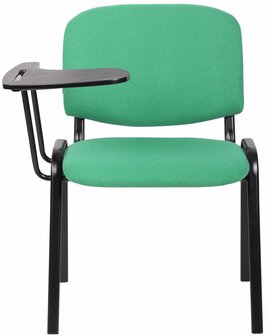 4-delige set stoelen Kin met klaptafel stof, Groen