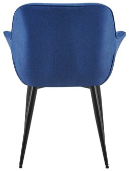 Eetkamerstoel Resivello Stof, Blauw