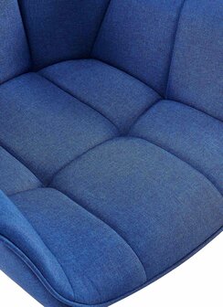 Eetkamerstoel Resivello Stof, Blauw