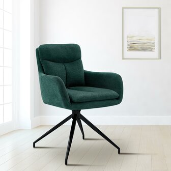 Eetkamerstoel Semors Stof, Groen