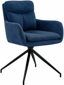 Eetkamerstoel Semors Stof, Blauw