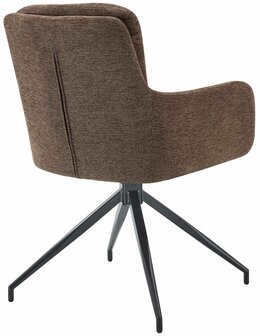 Eetkamerstoel Peckitt Stof, Bruin