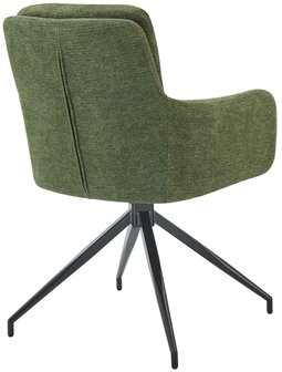 Eetkamerstoel Peckitt Stof, Groen