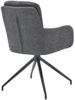 Eetkamerstoel Peckitt Stof, Grijs