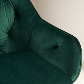 Set van 2 eetkamerstoelen Cissas, Groen