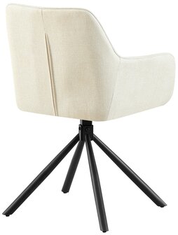 Stoel Toptin Stof, Creme