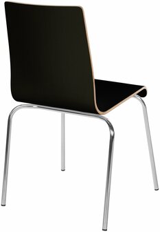 Bezoekersstoel Gihinni, Zwart