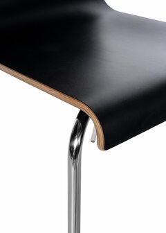 Bezoekersstoel Gihinni, Zwart