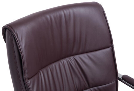 2-delige set bezoekersstoelen Seevirt, Bruin