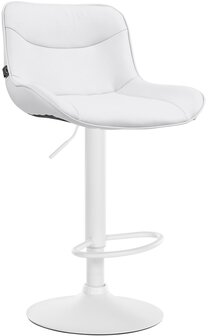 Barkruk Venoro kunstleer wit, Wit
