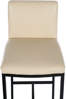 Barstoel Froepert Kunstleer B, Creme