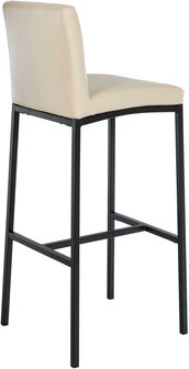 Barstoel Froepert Kunstleer B, Creme