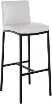 Barstoel Froepert Kunstleer B, Wit