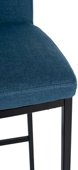 Barstoel Froepert Stof B, Blauw