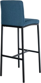 Barstoel Froepert Stof B, Blauw