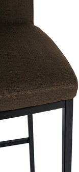 Barstoel Froepert Stof B, Bruin
