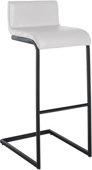 Barstoel Nowpert Kunstleer B, Wit