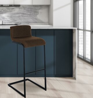 Barkruk Nowpert Stof Blauww
