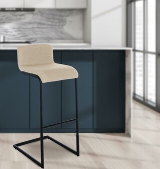 Barkruk Nowpert Stof B, Creme