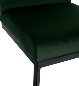 Barstoel Hepewoll Fluweel B, Groen