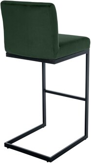 Barstoel Hepewoll Fluweel B, Groen