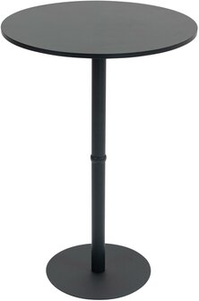 Statafel Horeferd rond 75 cm, Zwart