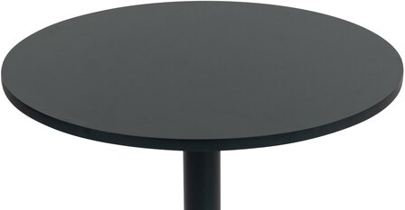 Statafel Horeferd rond 75 cm, Zwart