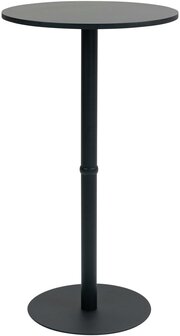Statafel Horeferd rond 60 cm, Zwart