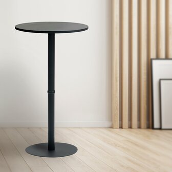 Statafel Horeferd rond 60 cm, Zwart