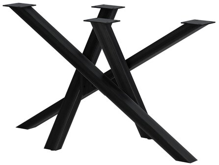 Tafelpoten Fenniy 120x60x72, Zwart
