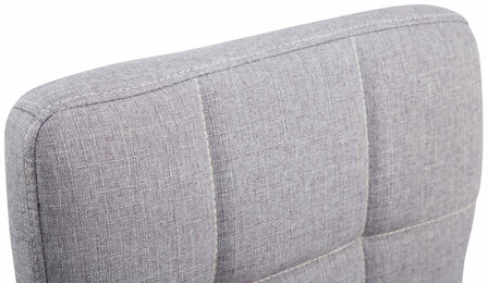 4-delige set Palma Lounger V2 Stof, Grijs