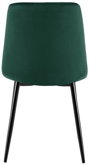 Eetkamerstoel Cloirtan Fluweel, Groen