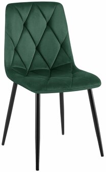 Eetkamerstoel Cloirtan Fluweel, Groen