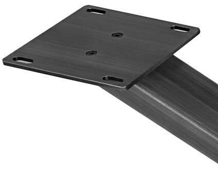 Tafelpoten Fenniy 120x70x72, Zwart