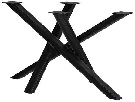 Tafelpoten Fenniy 120x70x72, Zwart
