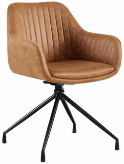 Eetkamerstoel Wilba Vintage, Bruin