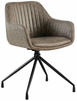 Eetkamerstoel Wilba Vintage, Grijs
