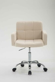Werkstoel Les Engalos Stof, Creme