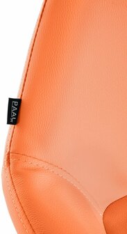 Barstoel Braga Goud Kunstleer, Oranje