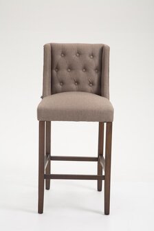 Barkruk Cissindri Stof Antiek-donker, Taupe