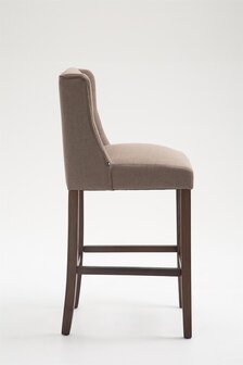 Barkruk Cissindri Stof Antiek-donker, Taupe