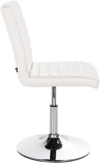 2-delige set eetkamerstoel Alves kunstleer, Wit