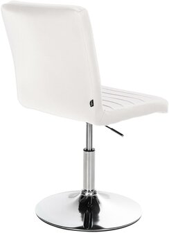 2-delige set eetkamerstoel Alves kunstleer, Wit