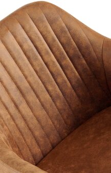 2-delige set eetkamerstoel Wilba Vintage, Grijs