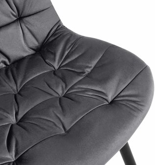 Set van 2 eetkamerstoelen Rissfird, Grijs