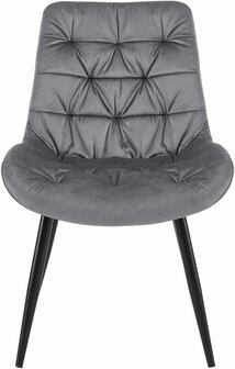 Set van 2 eetkamerstoelen Rissfird, Grijs