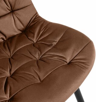 Set van 2 eetkamerstoelen Rissfird, Bruin