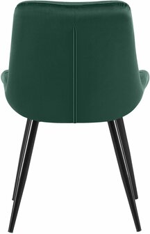 Set van 2 eetkamerstoelen Rissfird, Groen